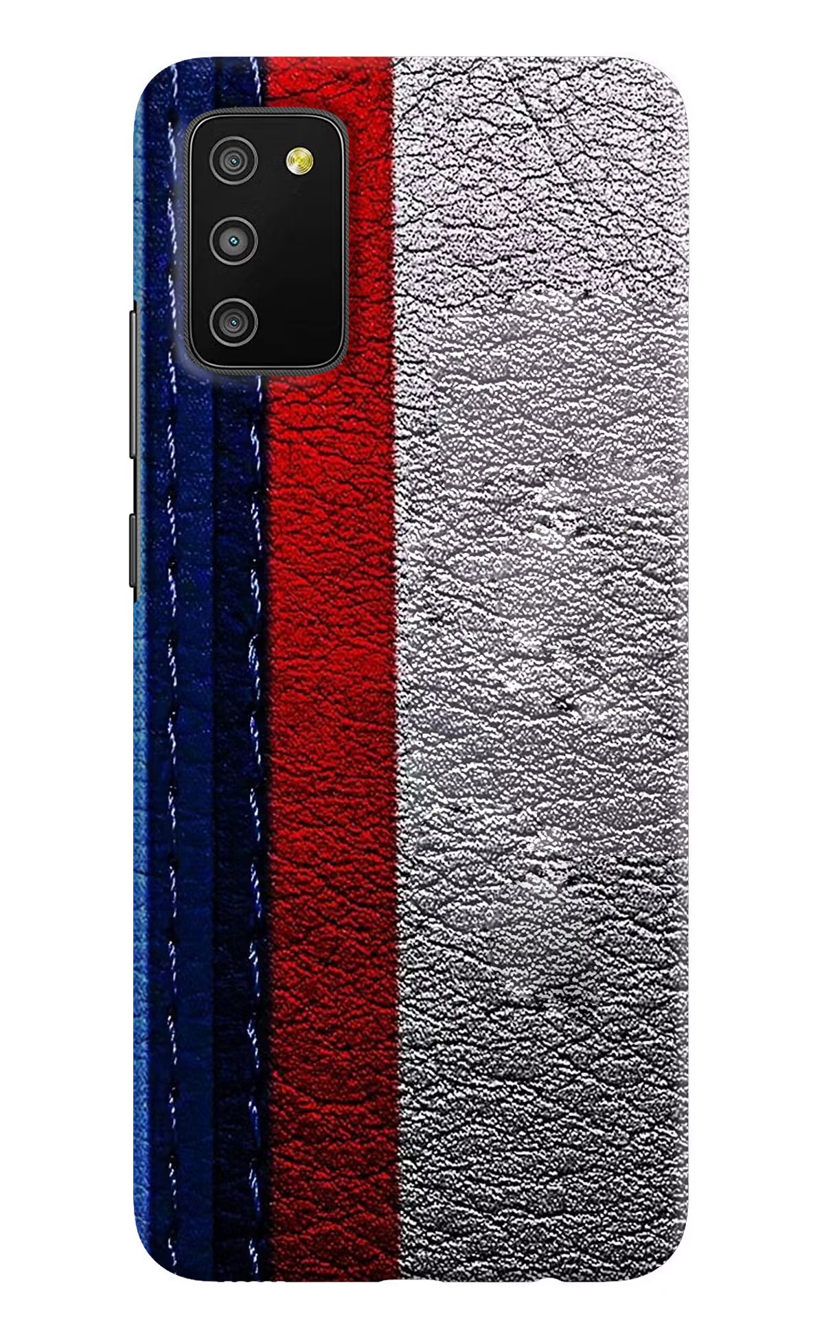 BMW Stripes Samsung M02s Hard Case Back Cover by Casekaro