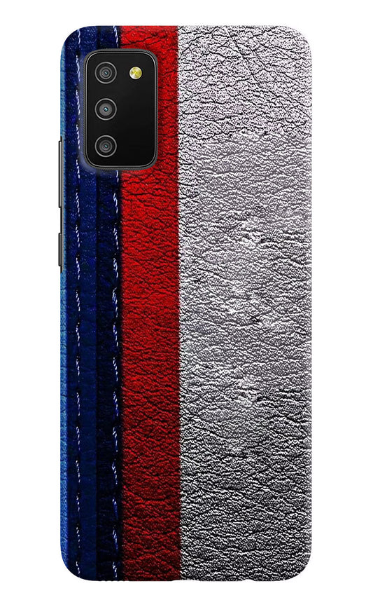 BMW Stripes Samsung M02s Hard Case Back Cover by Casekaro