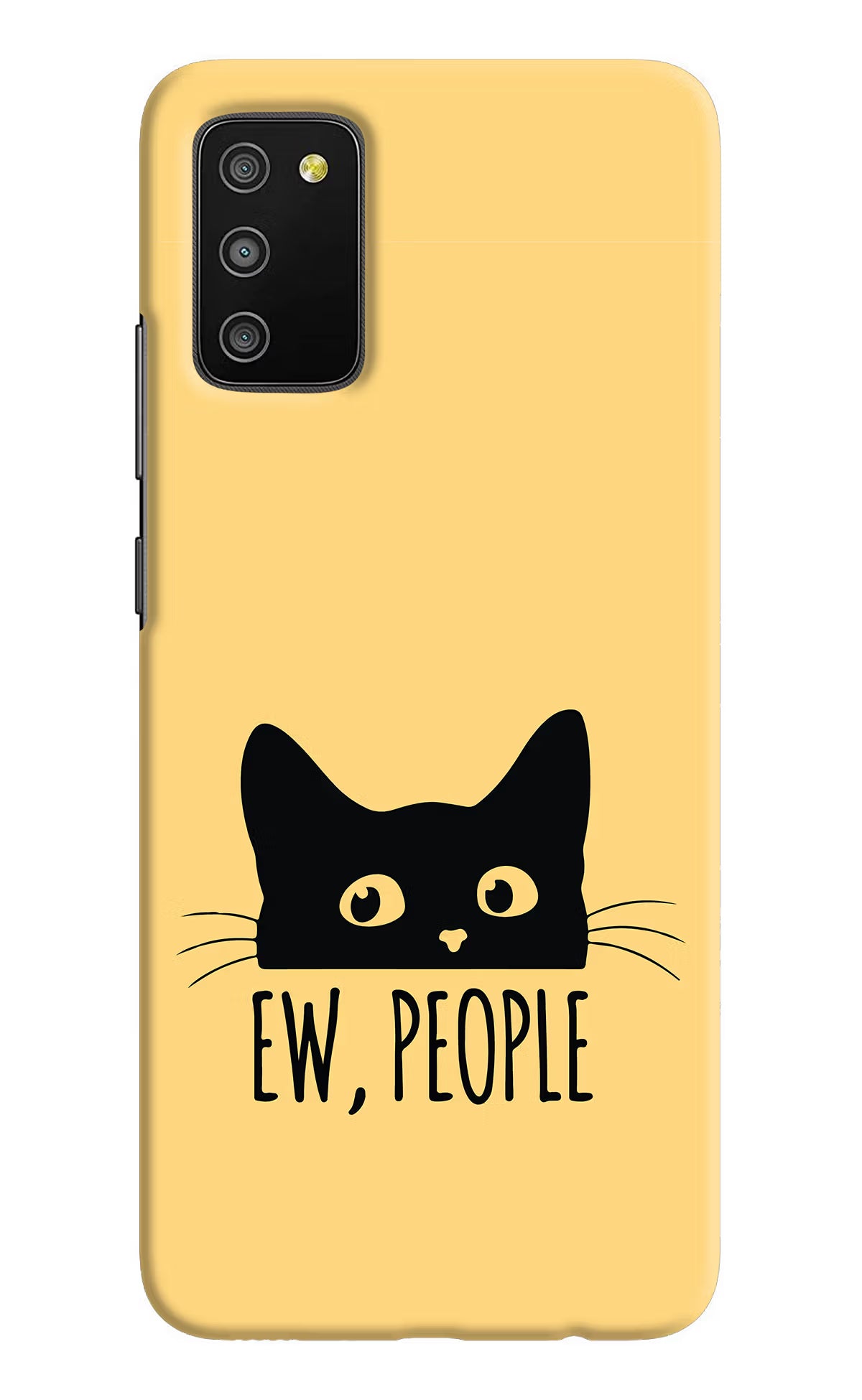 Ew People Catitude Samsung M02s Hard Case Back Cover by Casekaro