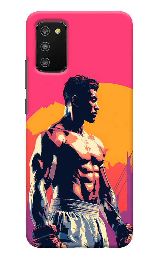 Sunset Warrior (AI Generated) Samsung M02s Back Cover