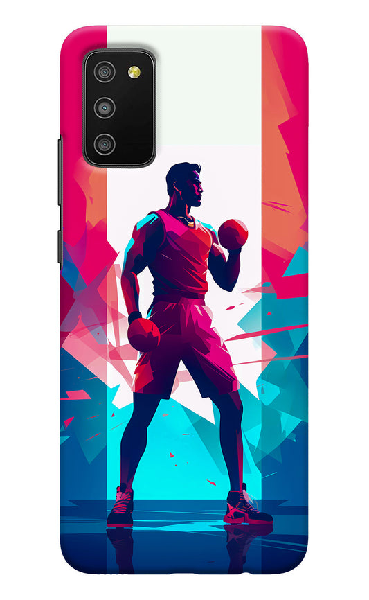 Champion Fighter (AI Generated) Samsung M02s Back Cover