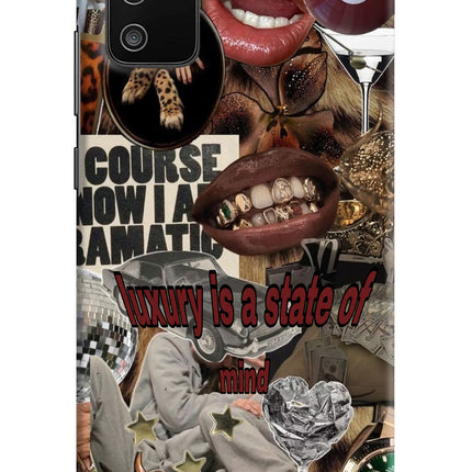 Luxury Samsung M02s Hard Case Back Cover by Casekaro