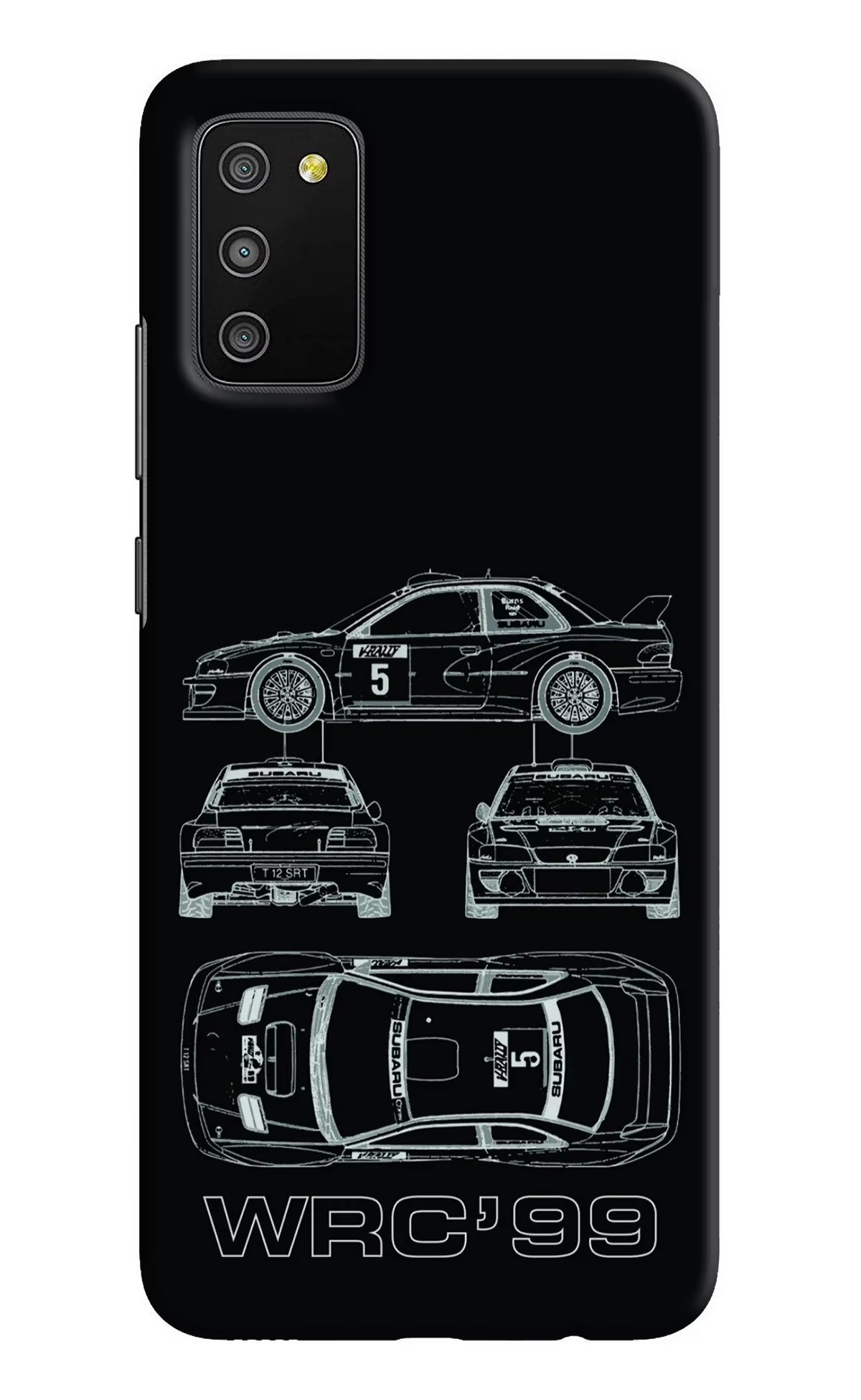 WRC'99 Samsung M02s Hard Case Back Cover by Casekaro