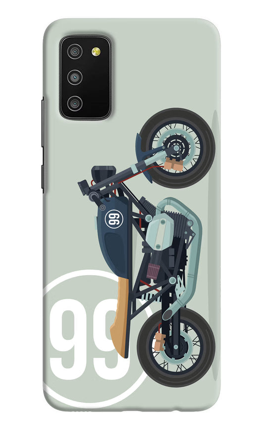 Classic Cafe Racer 99 Samsung M02s Hard Case Back Cover by Casekaro