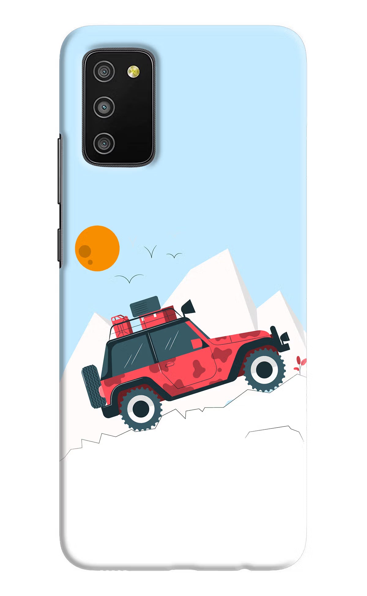 Mountain Trail Beast Samsung M02s Hard Case Back Cover by Casekaro