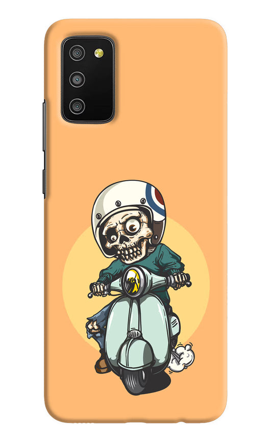 Undead Biker Samsung M02s Hard Case Back Cover by Casekaro