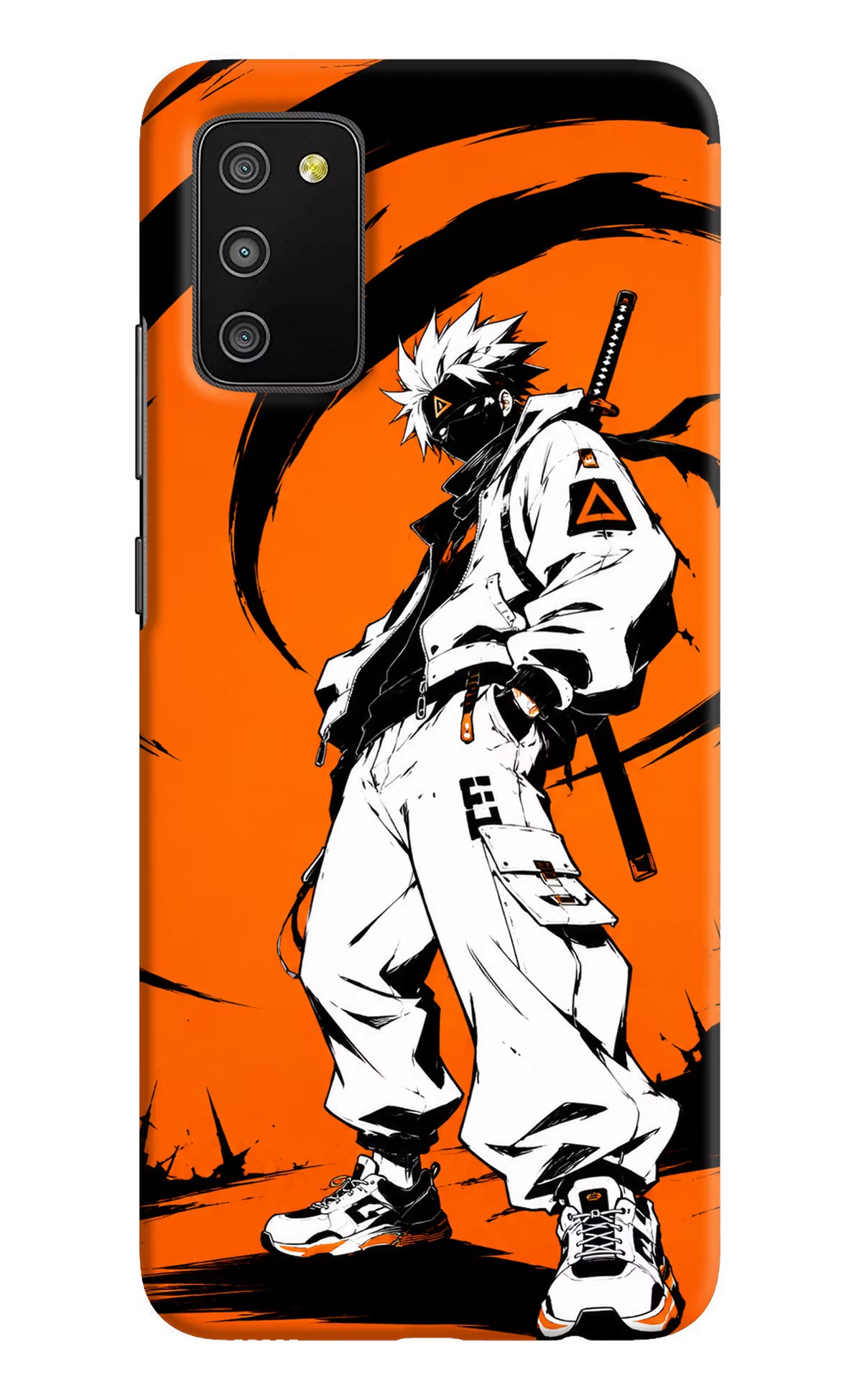 Street Samurai  Samsung M02s Hard Case Back Cover by Casekaro