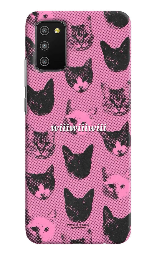 Pink Cats Samsung M02s Back Cover