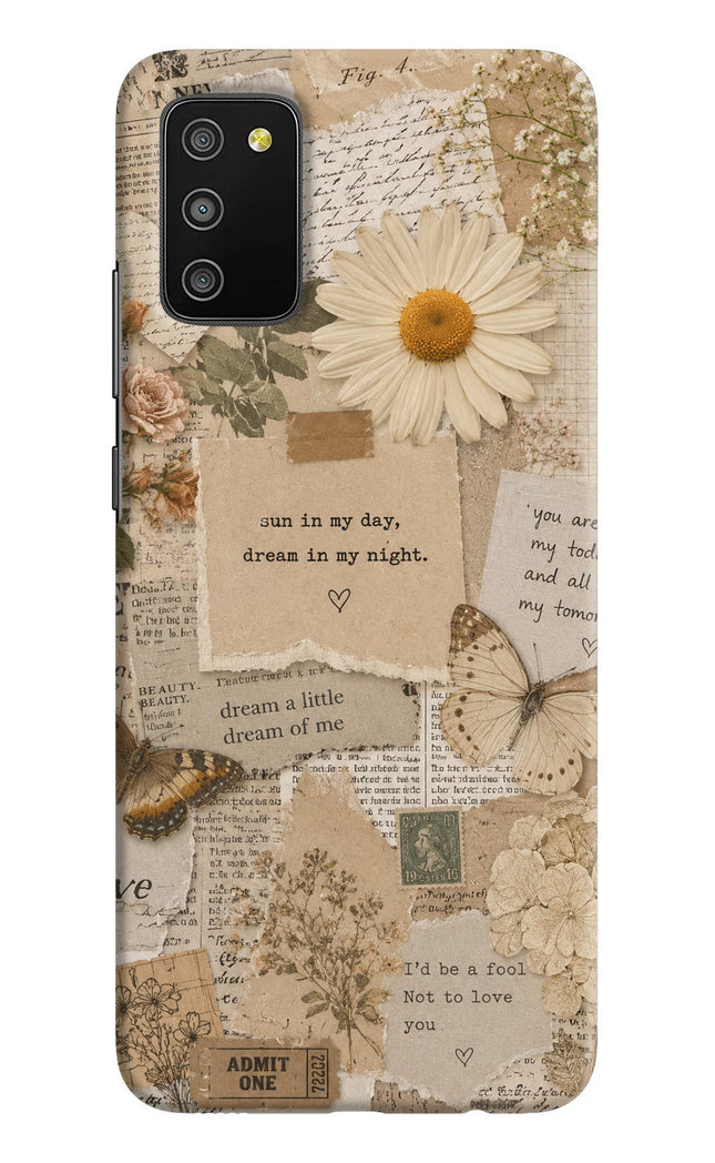 Vintage case Samsung M02s Hard Case Back Cover by Casekaro