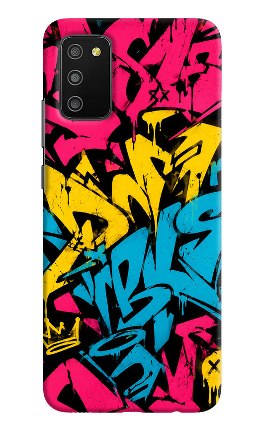 Graffiti Vibe Samsung M02s Hard Case Back Cover by Casekaro