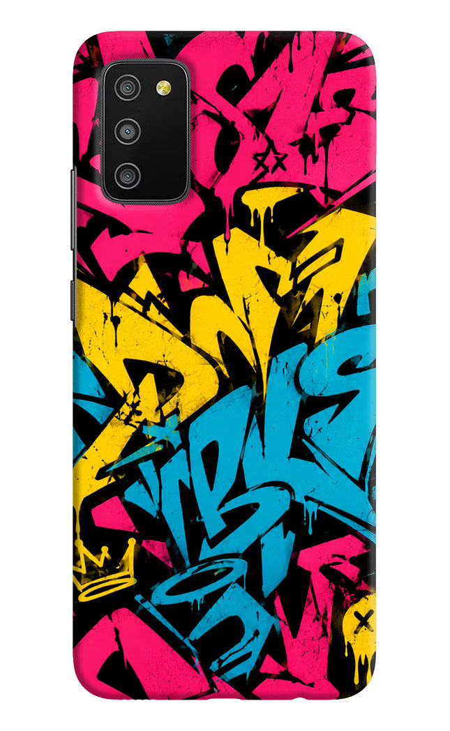 Graffiti Vibe Samsung M02s Hard Case Back Cover by Casekaro