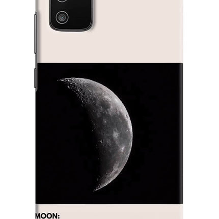 Moon Phase Samsung M02s Hard Case Back Cover by Casekaro