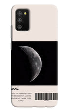 Moon Phase Samsung M02s Hard Case Back Cover by Casekaro