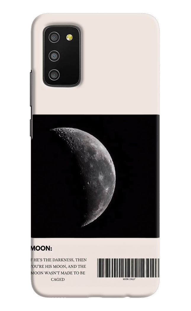 Moon Phase Samsung M02s Hard Case Back Cover by Casekaro