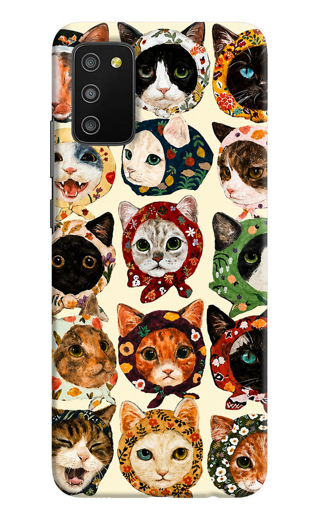 Cool Cat Samsung M02s Hard Case Back Cover by Casekaro