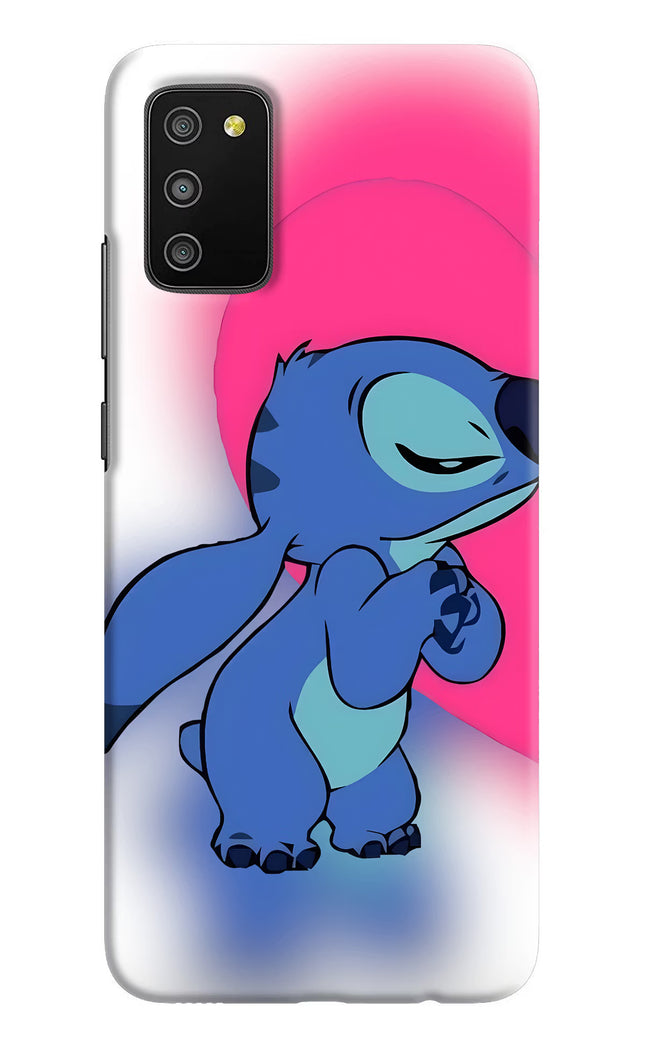 Stitch Hug Samsung M02s Hard Case Back Cover by Casekaro