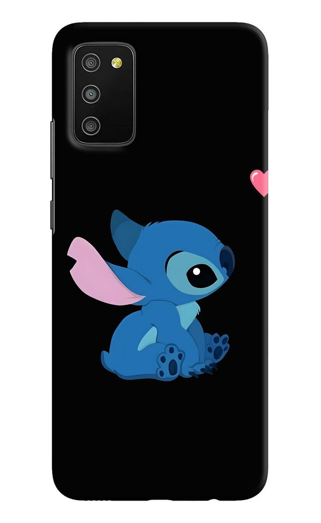 Stitch Crush Samsung M02s Hard Case Back Cover by Casekaro