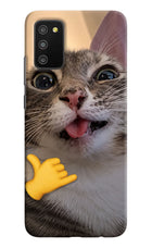 Silly Cat Call Samsung M02s Hard Case Back Cover by Casekaro