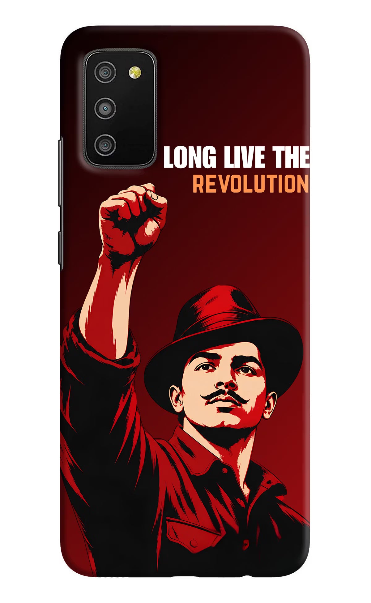 Bhagat Singh Revolution Samsung M02s Back Cover