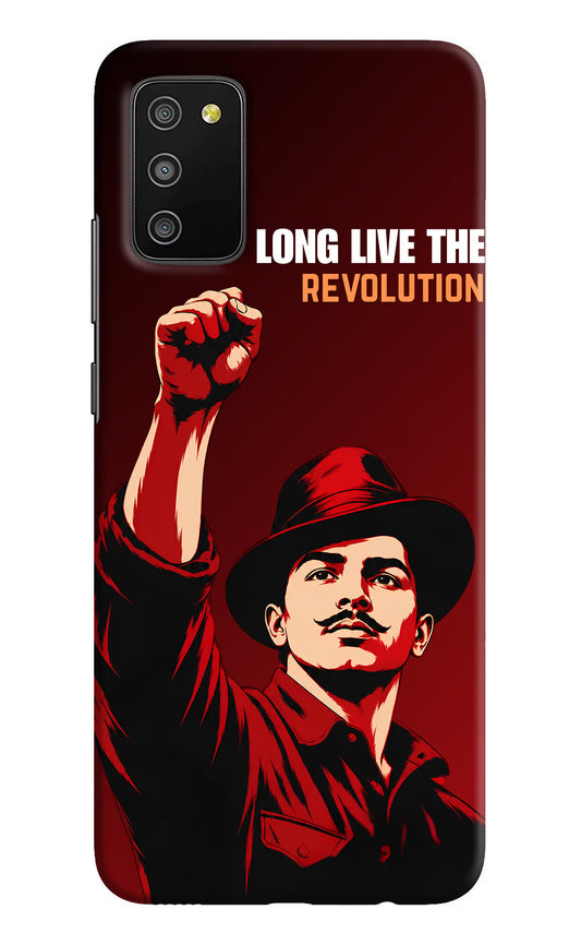 Bhagat Singh Revolution Samsung M02s Back Cover
