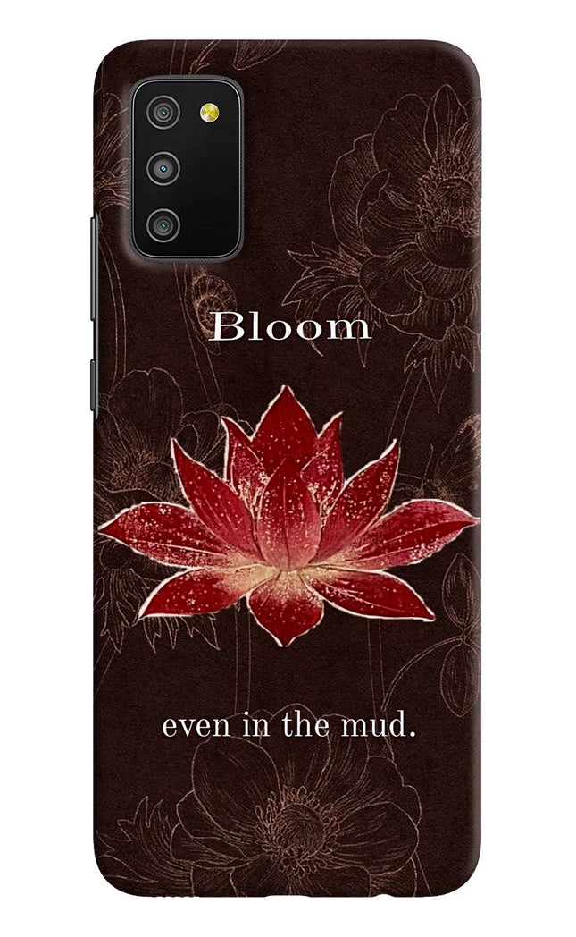 Bloom Samsung M02s Hard Case Back Cover by Casekaro