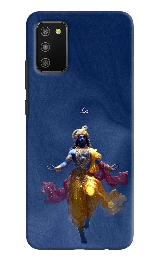 Cosmic Krishna Samsung M02s Hard Case Back Cover by Casekaro