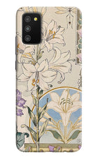 White Lily Samsung M02s Back Cover