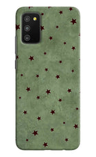 Green Stars Samsung M02s Back Cover