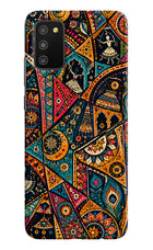 Folk Print Samsung M02s Back Cover