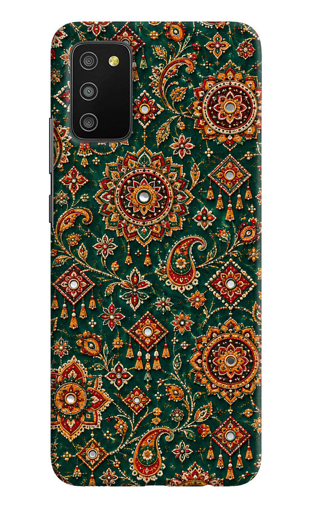 Green Pataka Samsung M02s Hard Case Back Cover by Casekaro
