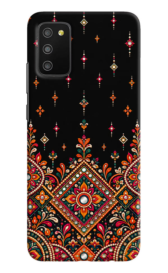 Noir Mehfil Samsung M02s Hard Case Back Cover by Casekaro