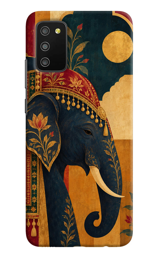 Royal Elephant Samsung M02s Hard Case Back Cover by Casekaro