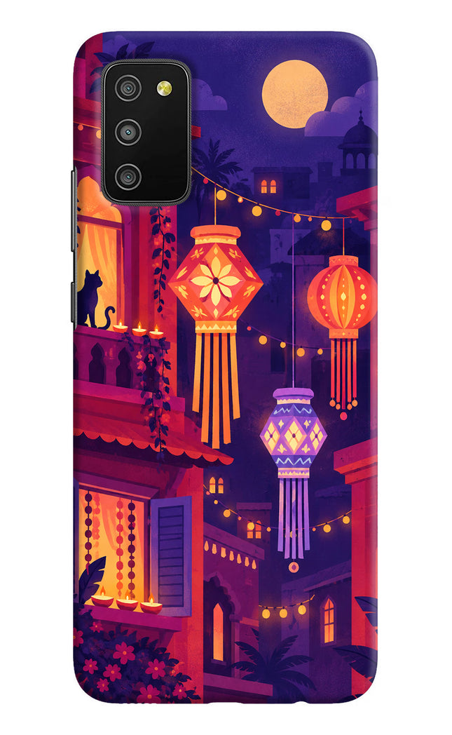 Lantern Lane Samsung M02s Hard Case Back Cover by Casekaro