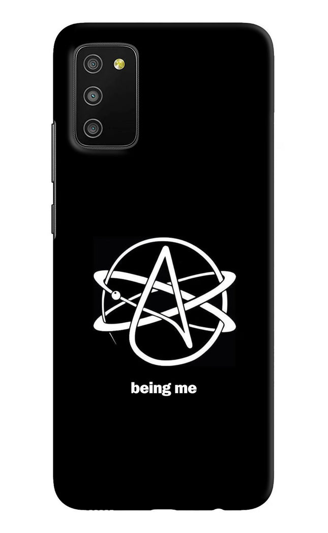 Atheist Symbol Samsung M02s Hard Case Back Cover by Casekaro