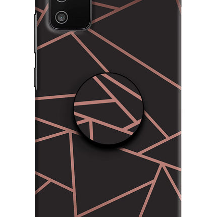 Geometric Pattern Samsung M02s Pop Case by Casekaro