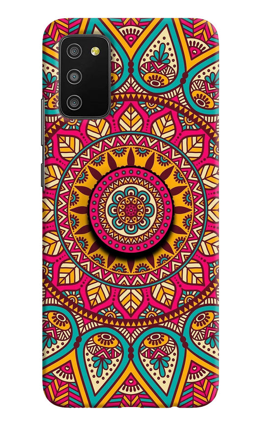 Mandala Samsung M02s Pop Case by Casekaro