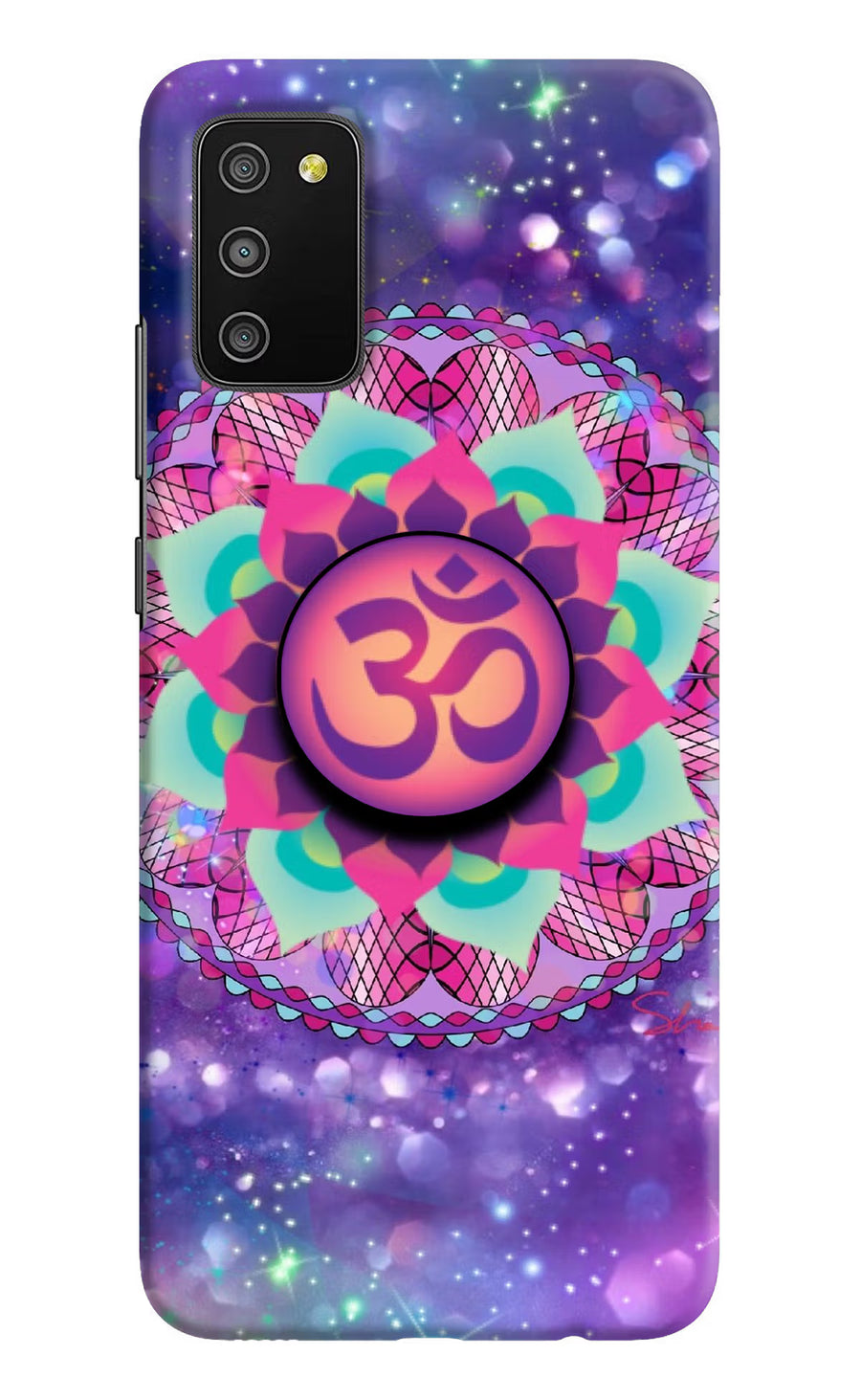Om Purple Samsung M02s Pop Case, Hard case