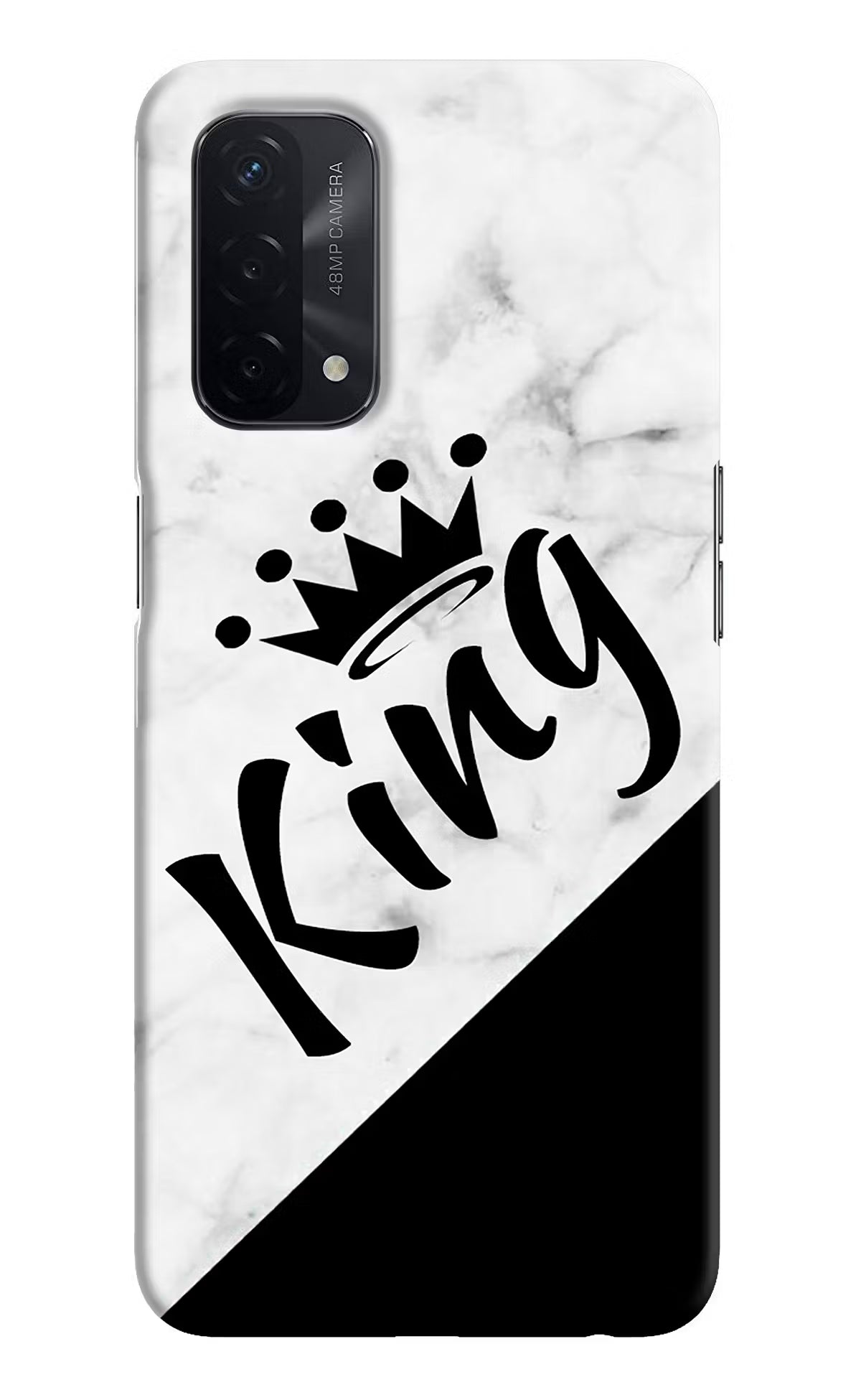 King Oppo A74 5G Hard Case Back Cover by Casekaro