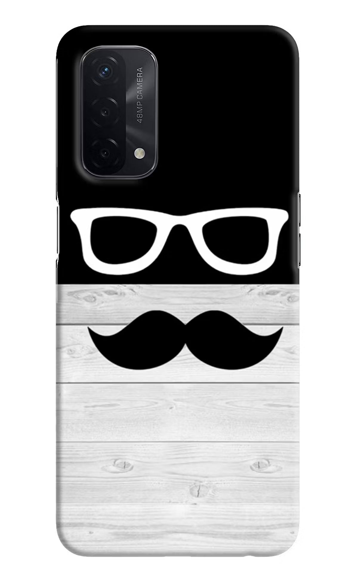 Mustache Oppo A74 5G Hard Case Back Cover by Casekaro