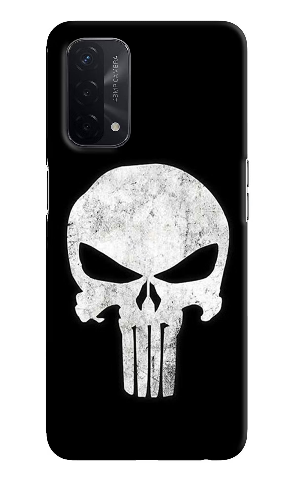 Punisher Skull Oppo A74 5G Hard Case Back Cover by Casekaro