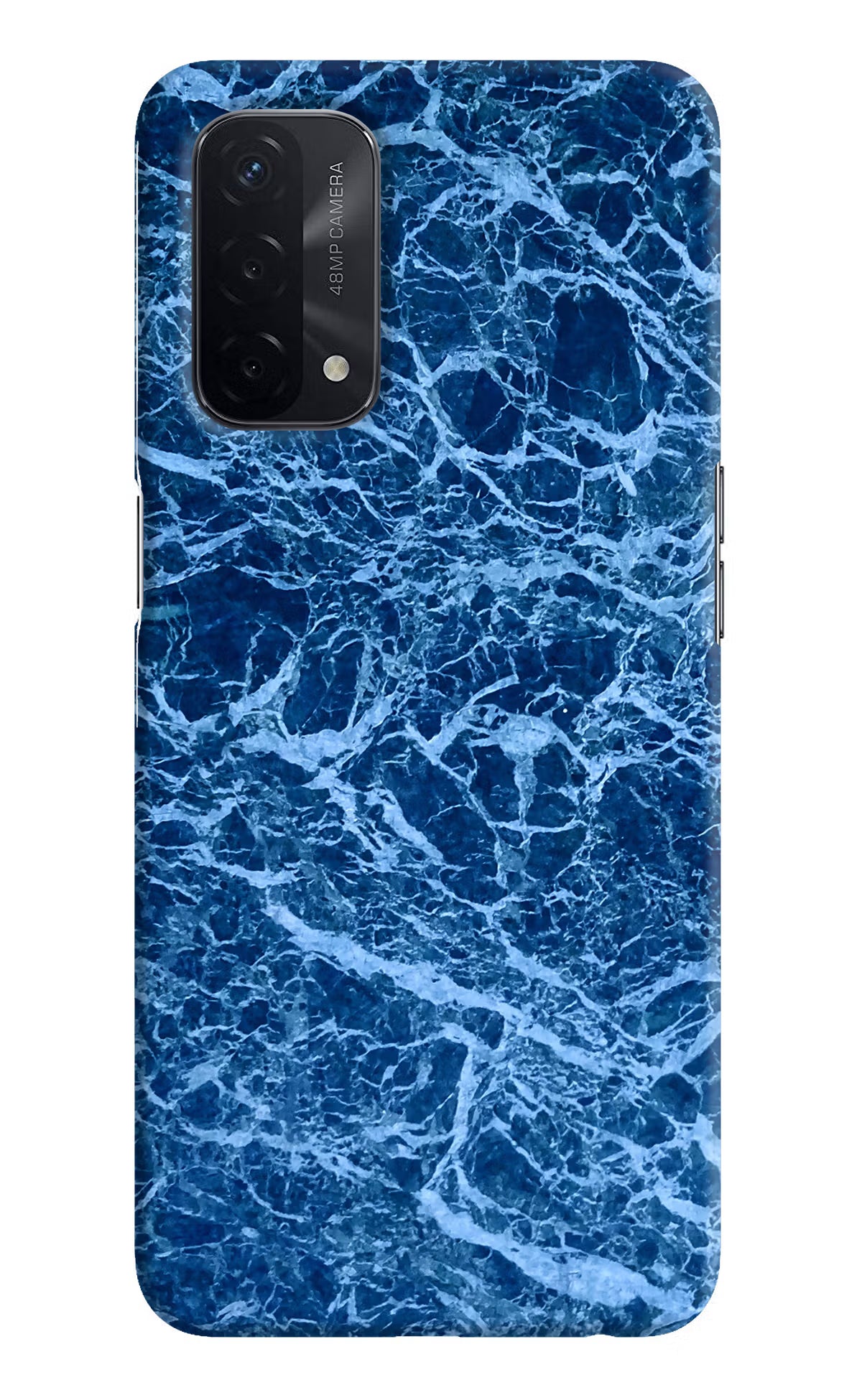 Blue Marble Oppo A74 5G Hard Case Back Cover by Casekaro