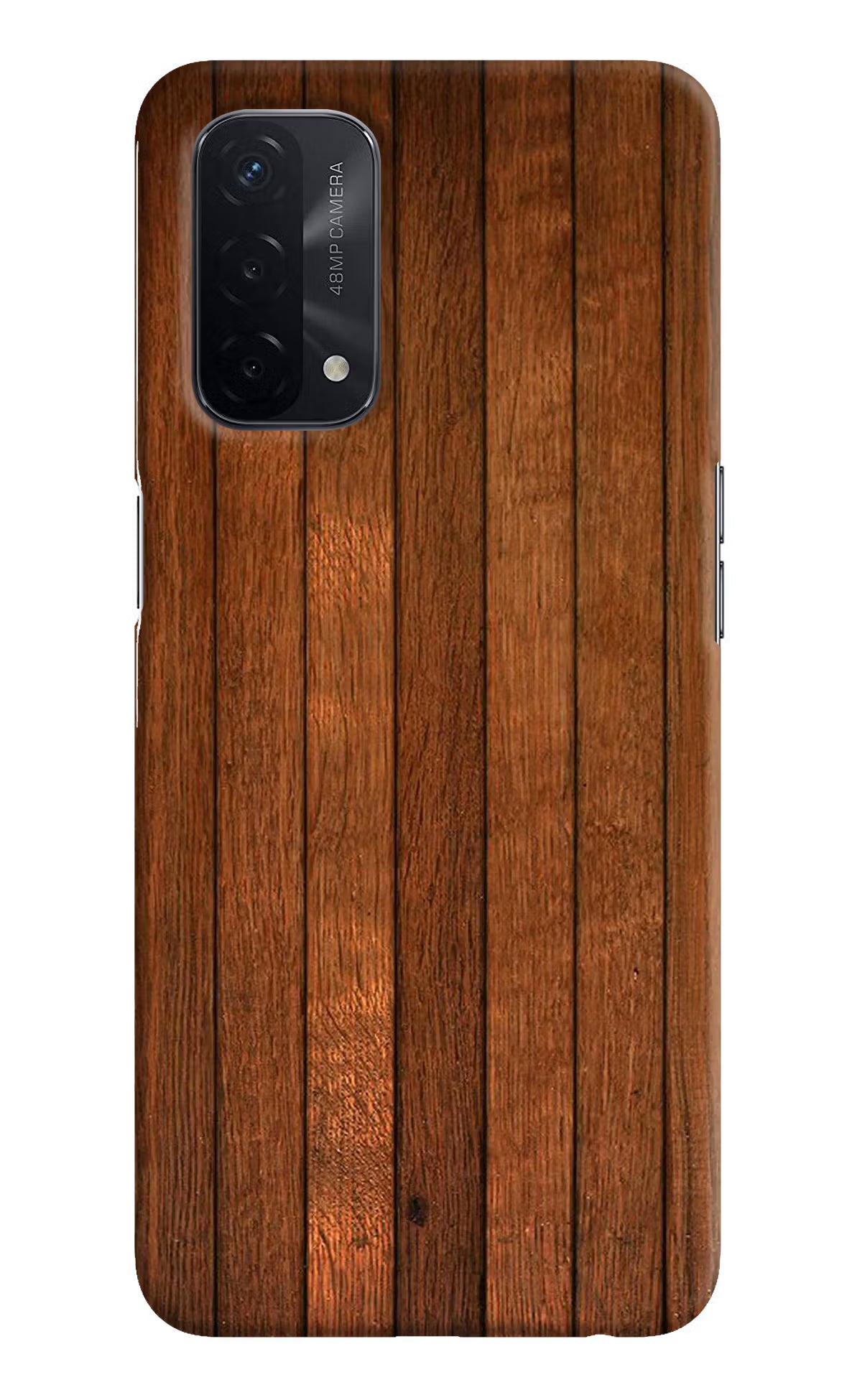 Wooden Artwork Bands Oppo A74 5G Hard Case Back Cover by Casekaro