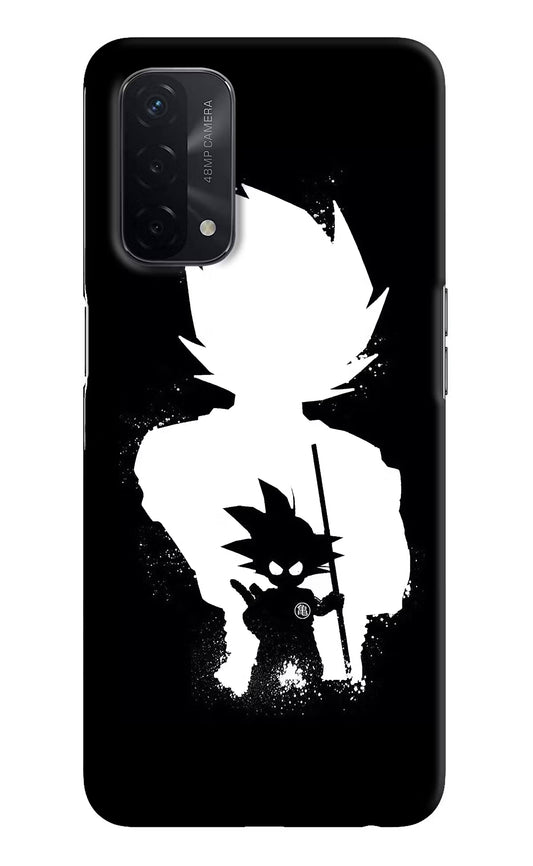 Goku Shadow Oppo A74 5G Hard Case Back Cover by Casekaro