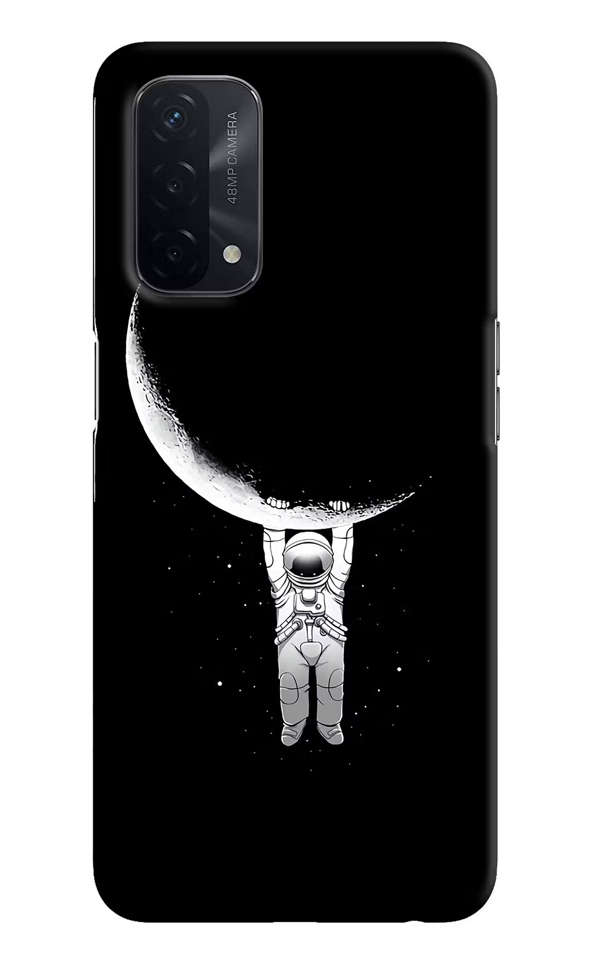 Moon Space Oppo A74 5G Hard Case Back Cover by Casekaro