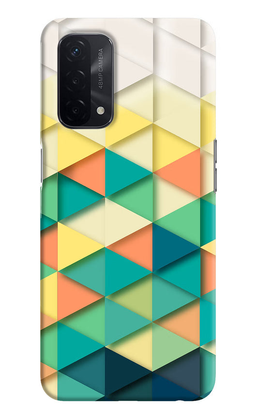 Abstract Oppo A74 5G Hard Case Back Cover by Casekaro