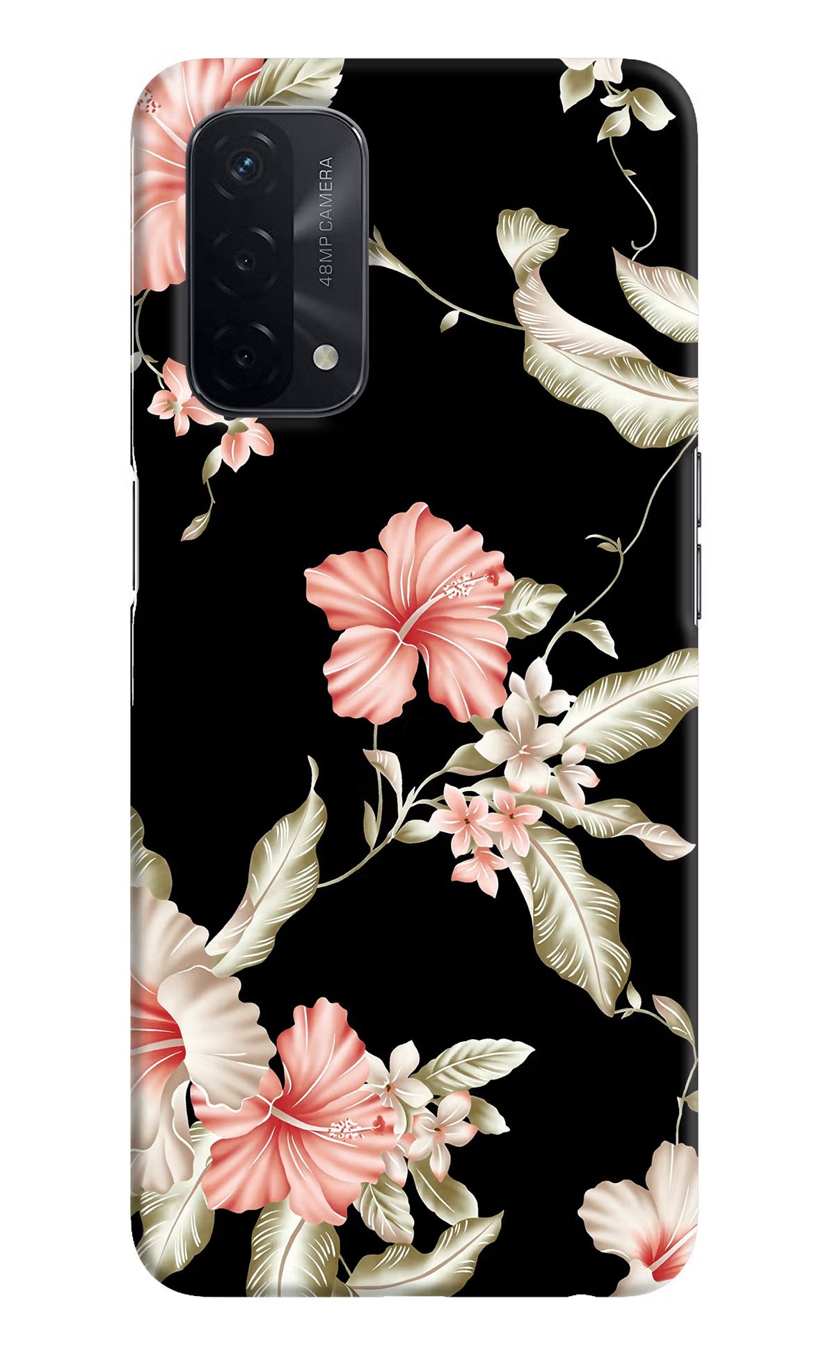 Flowers Oppo A74 5G Hard Case Back Cover by Casekaro