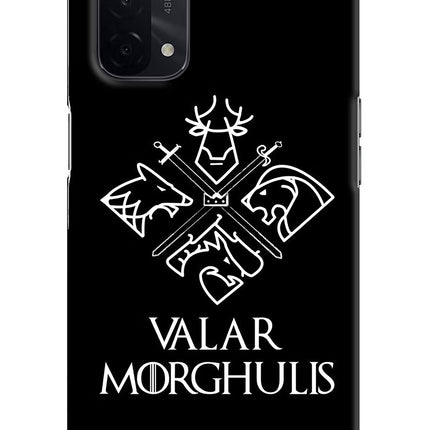 Valar Morghulis | Game Of Thrones Oppo A74 5G Hard Case Back Cover by Casekaro