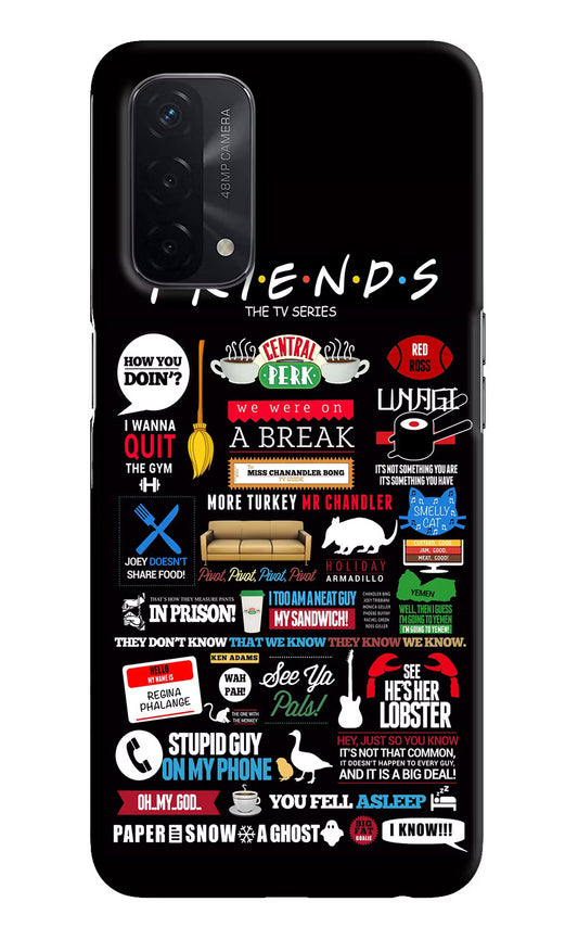 FRIENDS Oppo A74 5G Hard Case Back Cover by Casekaro