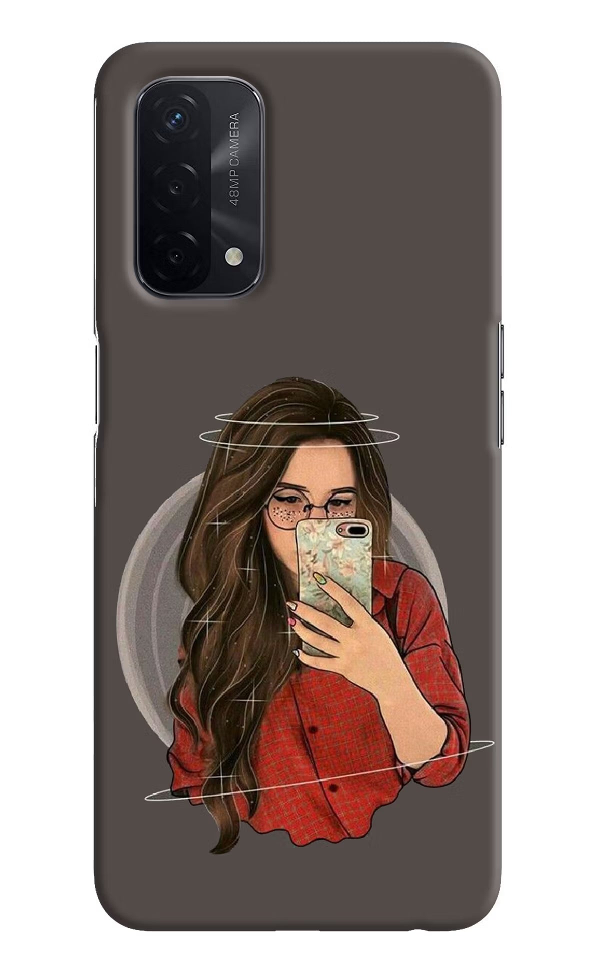 Selfie Queen Oppo A74 5G Hard Case Back Cover by Casekaro