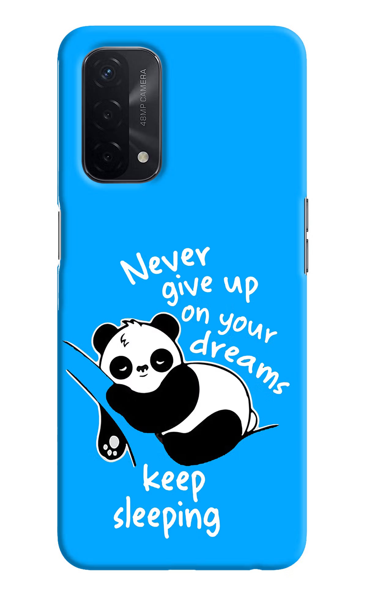 Keep Sleeping Oppo A74 5G Hard Case Back Cover by Casekaro